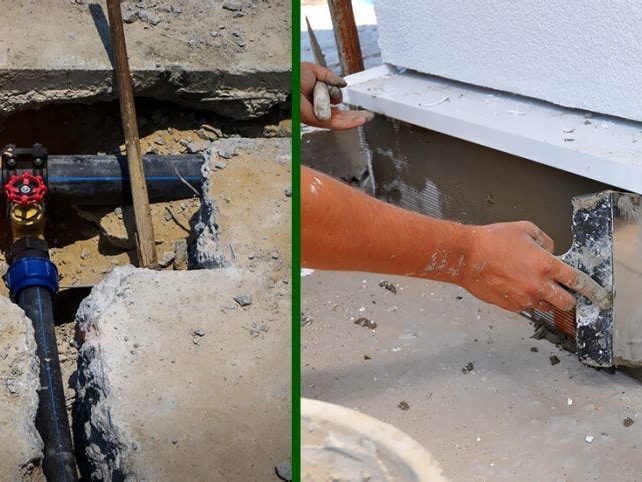 DIY slab leak repair