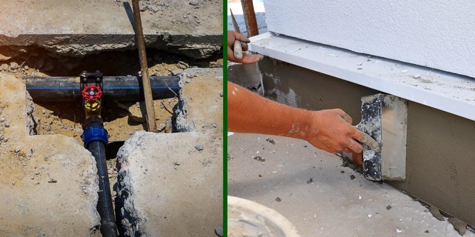 DIY slab leak repair