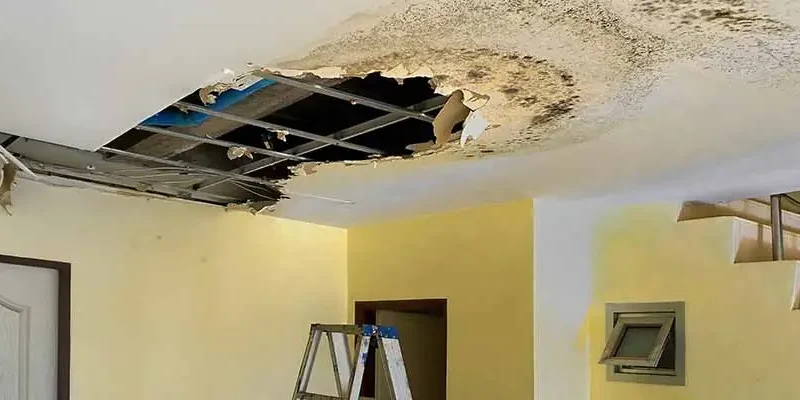 Ceiling Water Leak Repair