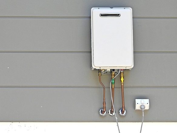 Outdoor Tankless Water Heater Installation