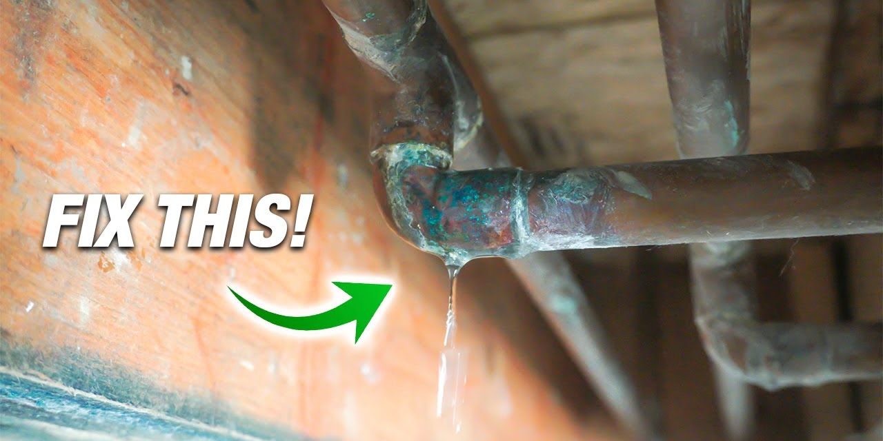 Outside Water Leak Repair