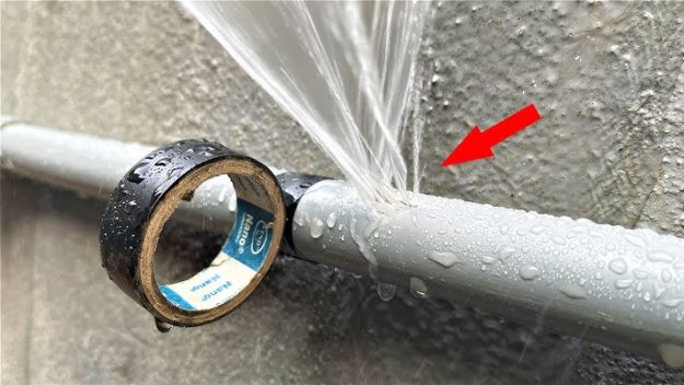 Plastic Water Pipe Leak Repair